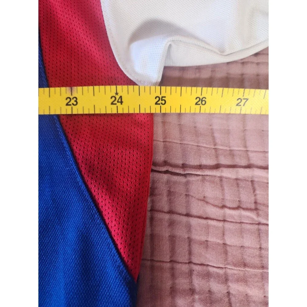 Adidas Kansas Jayhawks Polo Shirt ClimaCool‎ Polyester Mens XL Blue White Red
